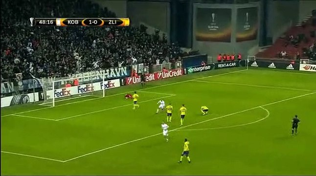 Amazing Goal Verbic (2-0) FC Copenhagen vs FC Zlin