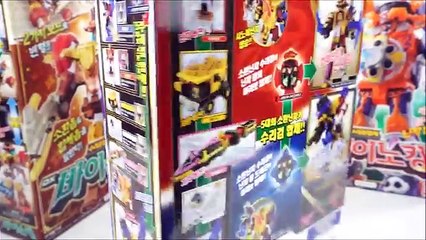 파워레인저 닌자포스 닌자킹 바이슨킹 볼케이노킹 장난감 개봉 Power Rangers Ninja Force Robot Toys 金剛戰士系列