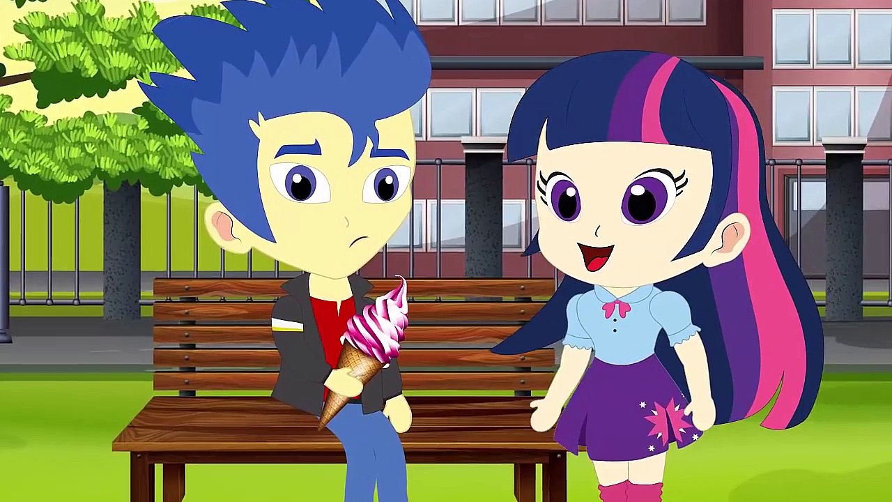 My Little Pony MLP Equestria Girls Transforms with Animation Scramble Dresses Fight Story Real Life