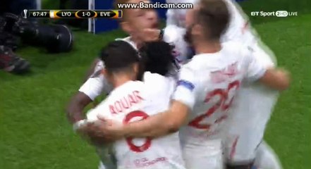 Bertrand Traore Goal HD - Lyon	1-0	Everton 02.11.2017