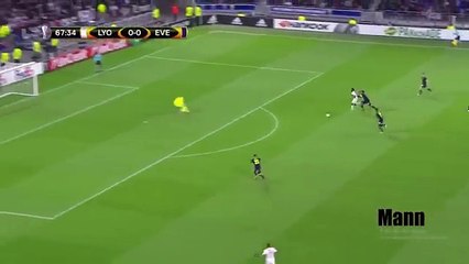 Bertrand Traoré Goal - Lyon vs Everton 1-0-Euro League (02-11-2017)