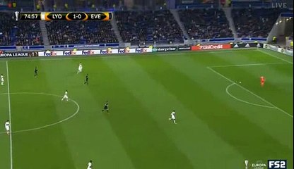 Lyon 2 - 0 Everton 02/11/2017 Houssem Aouar Super Goal 76' Europa League HD Full Screen .