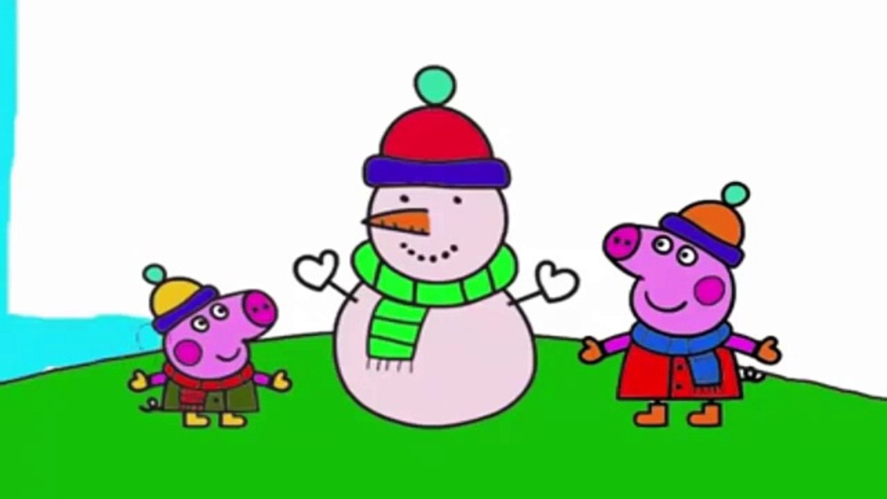 Dibujando a PEPPA PIG y su familia paso a paso fácil - Parte 3