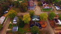 Nov 2 2017  Dixon , IL. USA fog from air