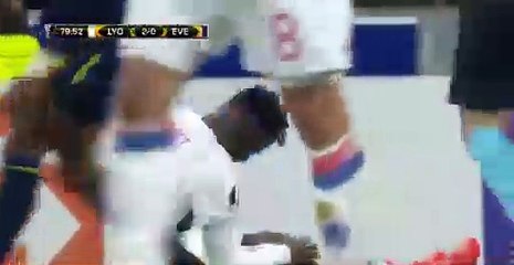 Lyon 2-0 Everton Morgan Schneiderlin  RED CARD - 02.11.2017