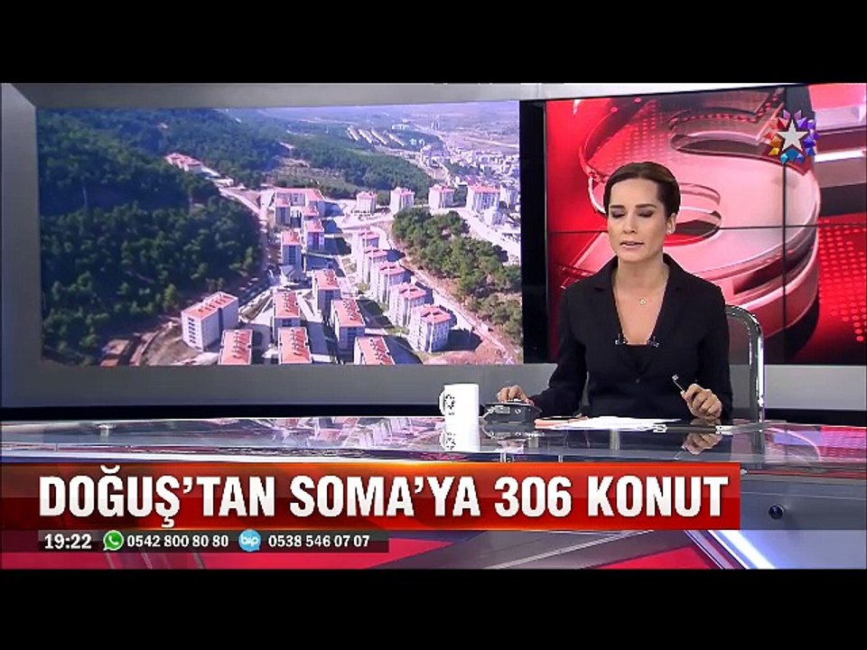 Doğuş grubu Soma'da şehit madencilerin aileleri için 306 konutluk mahalle inşa etti