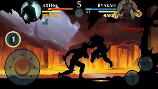 Shadow Fight 2 - Бой с Вулканом И Мегалитом
