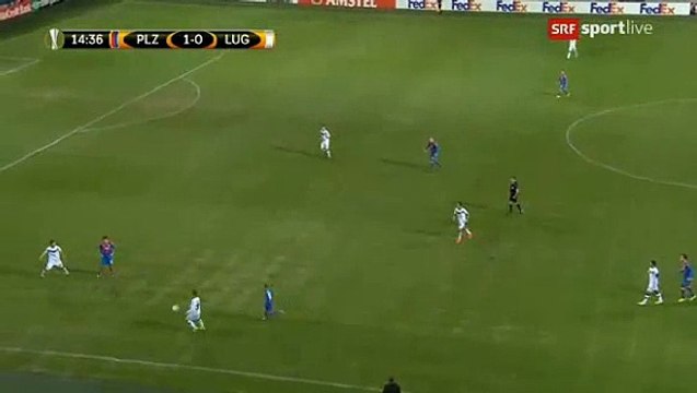 Plzen	1 - 1 Lugano 02/11/2017 Davide Mariani Super Goal 15' Europa League HD Full Screen .