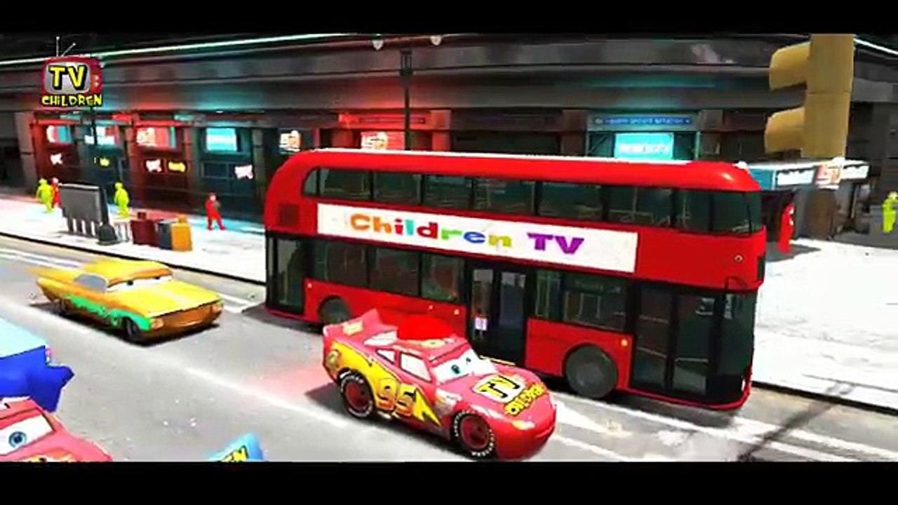 Hulk and Spiderman Red Bus | Wheels On The Bus Go Round And Round | Songs Nursery Rhymes for Kids