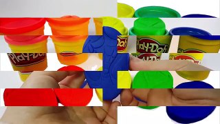 Superhero Play-Doh Spiderman Modelling Clay Learn Colors Finger Family Nursery Rhymes For Kids