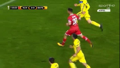 Koln 1 - 0 BATE  02/11/2017 Simon Zoller Super Goal 17' Europa League HD Full Screen .