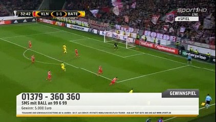 Koln 1 - 2 BATE 02/11/2017 Nikolai Signevich Super Goal 34' Europa League HD Full Screen .