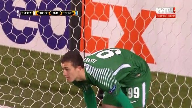 Nicklas Bendtner PENALTY GOAL HD - Rosenborg 1-0 Zenit Petersburg 02.11.2017