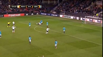 Rosenborg 1 - 0 Zenit Petersburg  02/11/2017 Nicklas Bendtner Super Penalty Goal 54' Europa League HD Full Screen .