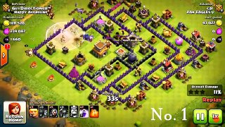 Clash of Clans! BEST Townhall 8 (Th8) TROPHY BASE 2016 + Defense REPLAYS(PROOF!!)