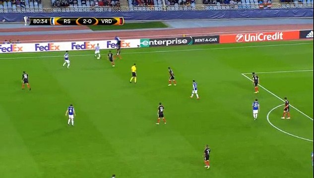 Real Sociedad 3 - 0 Vardar 02/11/2017 Bautista Orgilles Super Goal 81' Europa League HD Full Screen .