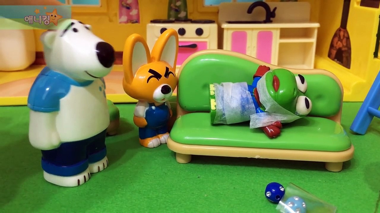 무서운이야기 출입금지 계단에 나타난 소년의 정체는?! [계단귀신]_뽀로로 장난감 상황극 인형놀이 pororo toy animation ポロロ 애니킹