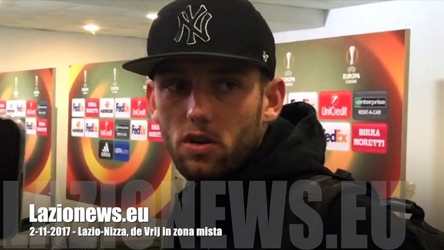 2-11-2017 - Lazio-Nizza, de Vrij in zona mista