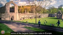 Top Tourist Attractions Places To Visit In UK-England | Studley Royal Park including the Ruins of Fountains Abbey