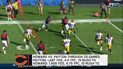Jordan Howard's impressive start eclipses the great Walter Payton
