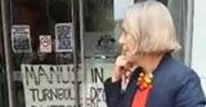 Protesters Rally Outside Sydney's Department of Immigration and Border Protection