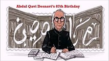 Abdul Qavi Desnavi , Abdul Qavi Desnavi Google Doodle (1)