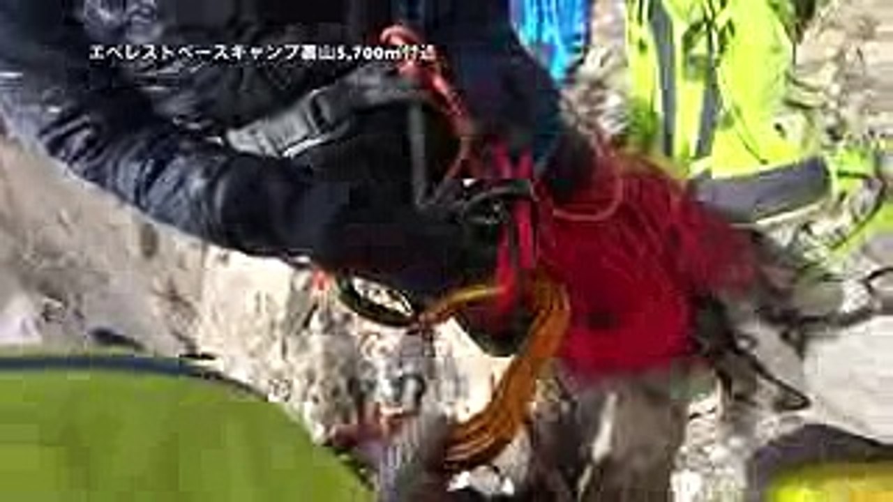 エベレスト5,700mにて 下降器（ATC、エイト環、カラビナ）のおさらい　エベレストに行ってきます！