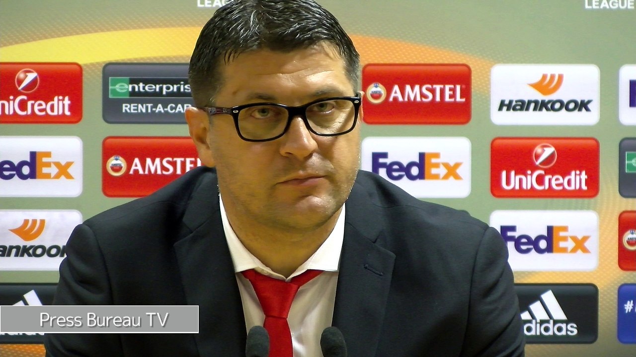 Vladan Milojević reaction Arsenal vs Red Star Belgrade