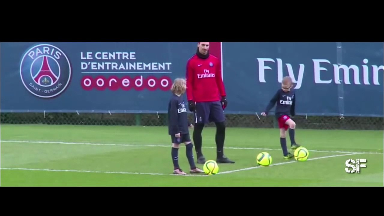 Zlatan Ibrahimovic VS His own sons - In Training