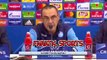 SARRI in conferenza post NAPOLI MANCHESTER CITY 2- 4 soddisfatto, li abbiamo portati nell’acqua alta