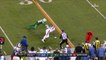 Buffalo Bills wide receiver Jordan Matthews fumbles trying to extend for the first down, New York Jets recover