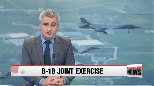 U.S. Air Force flies two B1-B bombers near Korean peninsula in routine exercise