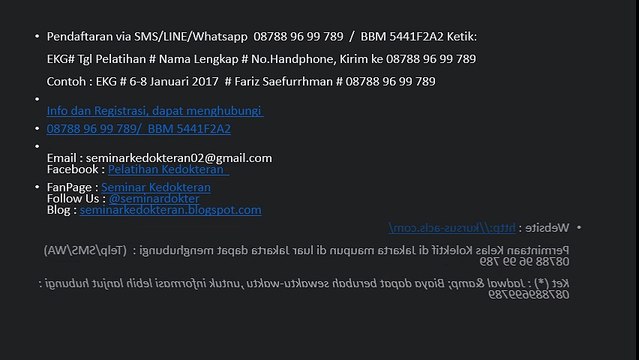 0817-0825-883 Kolektif Pelatihan EKG PERKI 2017