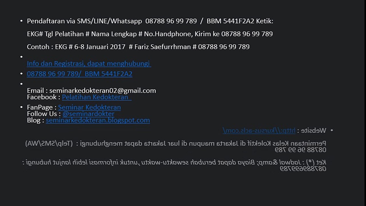 0817-0825-883 Kolektif Pelatihan EKG PERKI 2017