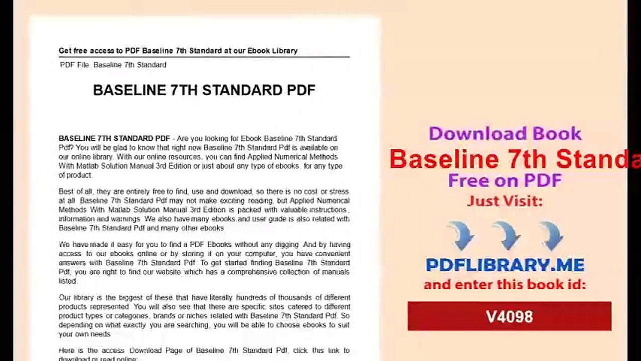 Baseline 7th Standard