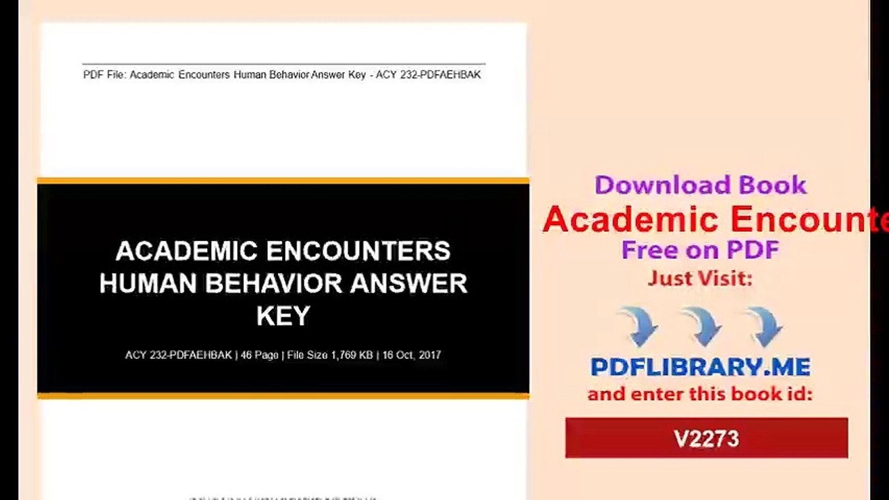 Academic Encounters Human Behavior Answer Key