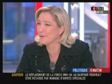 FN - Marine Le Pen - ITV - La Matinale