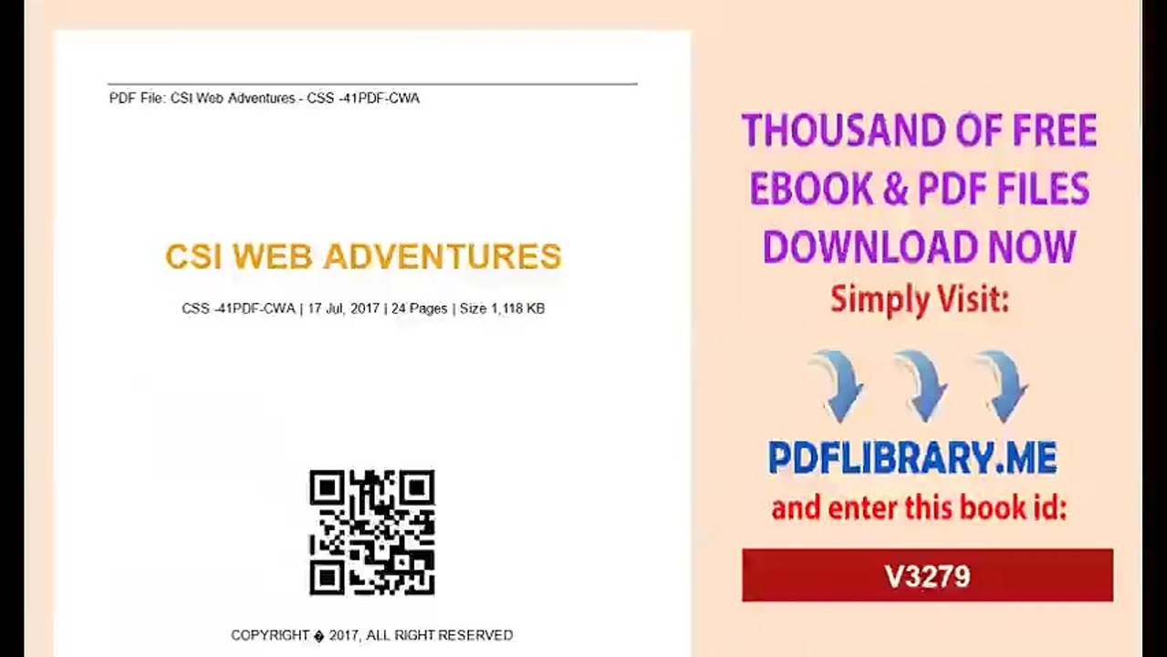 CSI Web Adventures