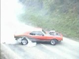 Supercharged camaro burnouts