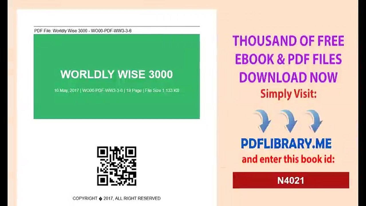Worldly Wise 3000