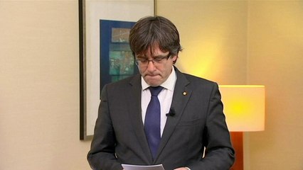 Puigdemont'tan Madrid'e çağrı: 'Arkadaşlarımı serbest bırakın'