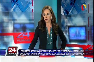 Download Video: Sentenciados por terrorismo, narcotráfico y corrupción no podrán postular a elecciones