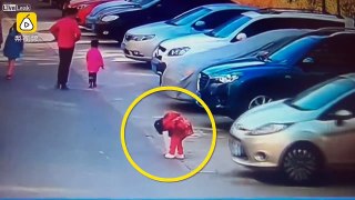 4-year-old gets ran over by a car