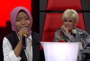 Merinding | Gadis ini Shalawat di Depan Agnes Mo Lihat Reaksinya | The Voice Kids Indonesia