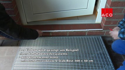 ACO Schuhabstreifer: So bleibt der Schmutz vor der Tür