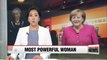 Angela Merkel tops Forbes' list of most powerful women