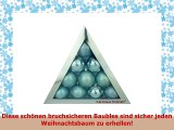 Weihnachten Concepts Pack von 10  60mm Weihnachtsbaum Baubles  Glänzend Matte  Glitter