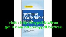 Switching Power Supply Design, 3rd Ed. (Electronics)