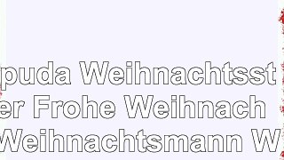 Tuopuda Weihnachtssticker Frohe Weihnachten Weihnachtsmann Weihnachtsbaum Weihnachten