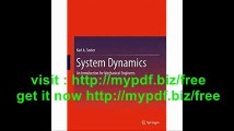 System Dynamics An Introduction for Mechanical Engineers